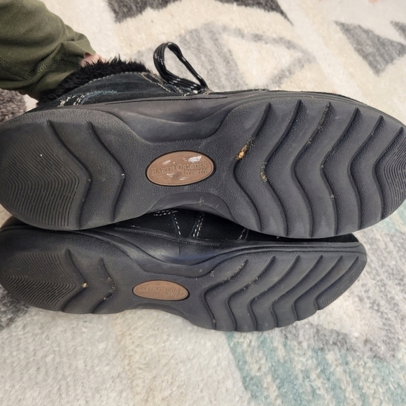 Earth Origins Black Suede Ankle Boots Size 8 - Picture 5 of 9